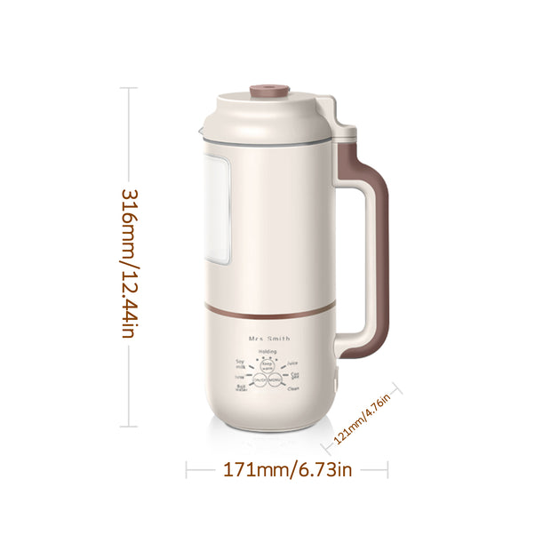 Portable Mini Soy Milk Machine 1000ml 1-4 Person