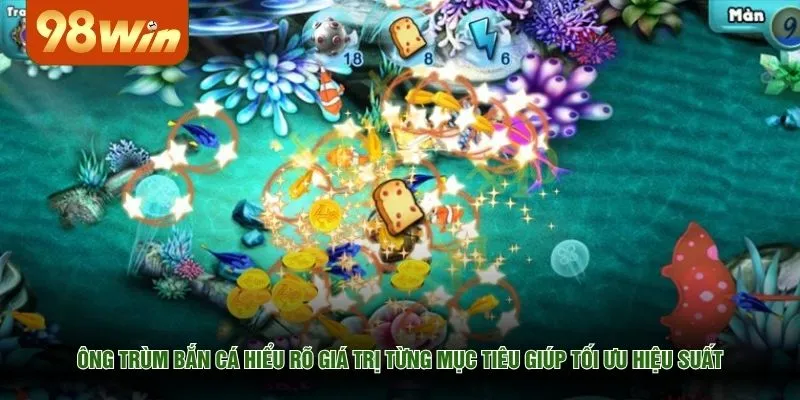 Ông trùm bắn cá hiểu rõ giá trị từng mục tiêu giúp tối ưu hiệu suất